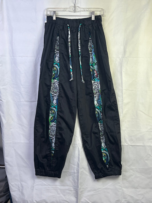 Black Sublimation Joggers Super Dope